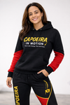 Capoeira Hoodie UK | Capoeira In Motion Red Sleeve Hoodie - Image 5