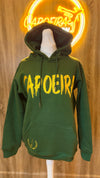 Capoeira Hoodie UK | Capoeira In Motion Embroidery Hoodie – Green - Image 1