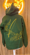 Capoeira Hoodie UK | Capoeira In Motion Embroidery Hoodie – Green - Image 2