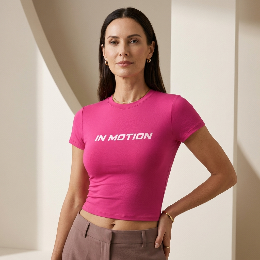 In Motion Fitted Crop Top