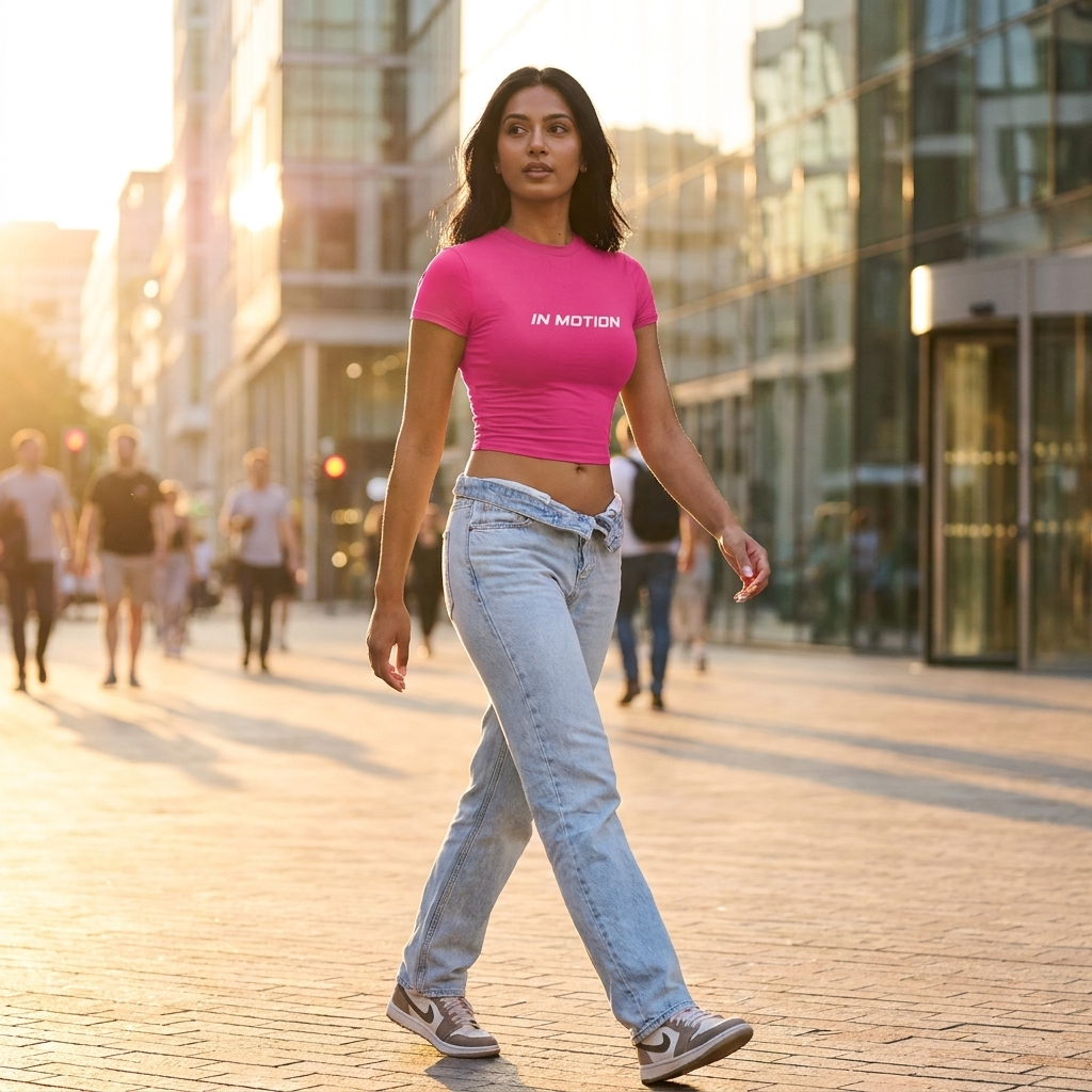 In Motion Fitted Crop Top