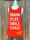 Capoeira Performance Tank Top | Train. Play. Smile. Repeat. - Image 3
