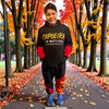 Capoeira Hoodie UK | Capoeira In Motion Red Sleeve Hoodie - Image 3