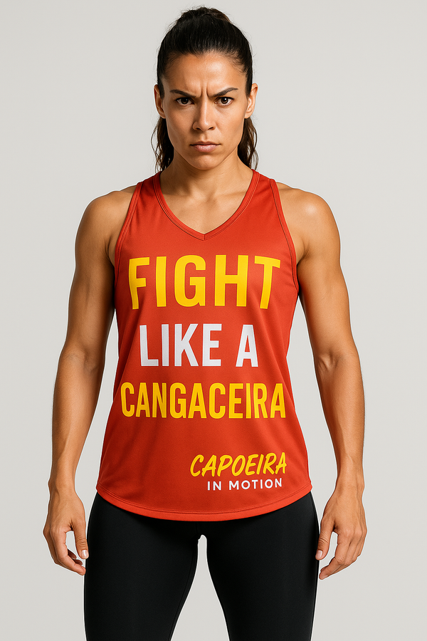Fight Like a Cangaceira" Capoeira Warrior Tank