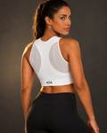 White In Motion sculpt mesh top back view