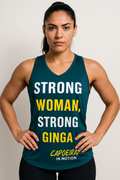 Women’s Capoeira Performance Tank Top | Strong Woman, Strong Ginga